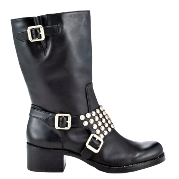 Studded Leather Boots - Picture 1 of 6
